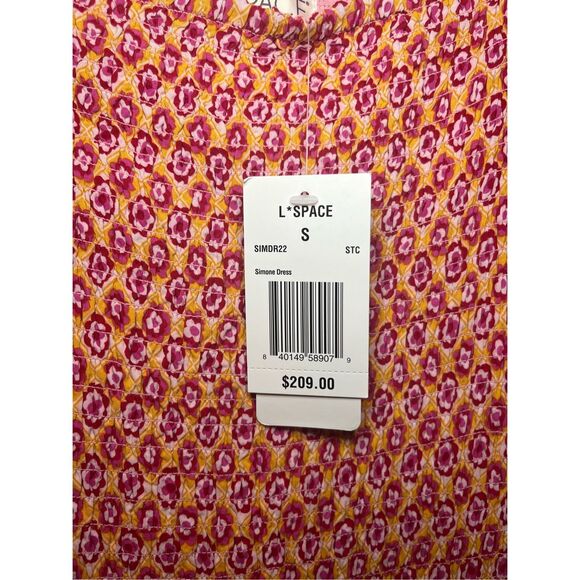 NWT L*Space Simone Maxi Dress in Summatime Check - Picture 10 of 11